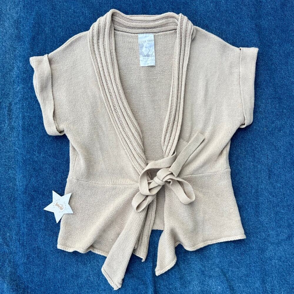 y2k extra touch belted sweater vest